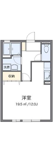 レオパレスリヴェールの間取り画像