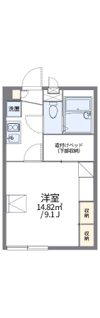 レオパレスサカサガワの間取り画像