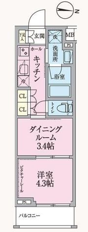 ARKMARK高円寺の間取り画像
