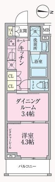 ARKMARK高円寺の間取り画像