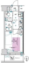 フェルクルールプレスト川崎アリビエの間取り画像