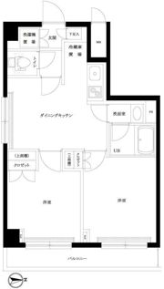 ルーブル野方伍番館の間取り画像