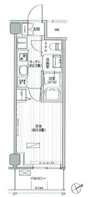 ヒューリック浅草橋江戸通の間取り画像