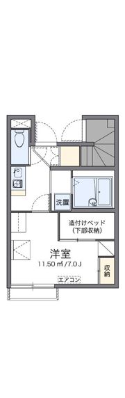 レオパレスプリマベーラ南阿佐谷の間取り画像