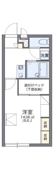 レオパレスソレーユの間取り画像