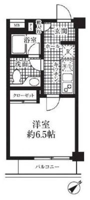 HF銀座レジデンスの間取り画像