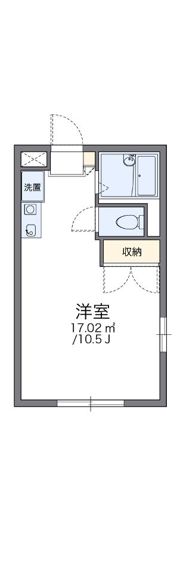 レオパレスT・Hの間取り画像