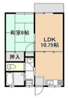 第1柳沢ハイツの間取り画像