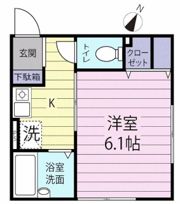 寿ハイツの間取り画像