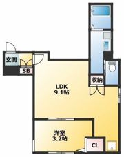 ラ プティート ヴィラ神楽坂の間取り画像