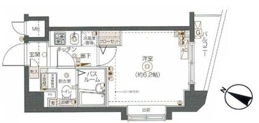 フェニックス西新宿弐番館の間取り画像