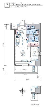 リヴシティ住吉の間取り画像