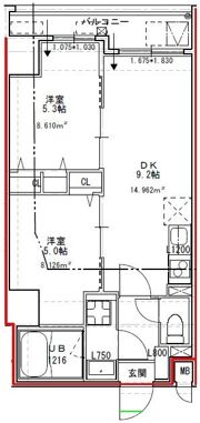 S-RESIDENCE文京小石川の間取り画像