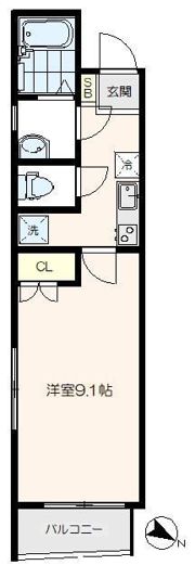 ウィンコーポ野方駅前の間取り画像