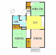 晴和ハイツの間取り画像