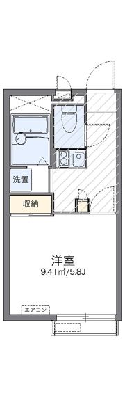 レオパレススペーシア 東池袋の間取り画像