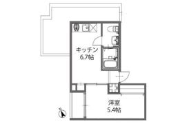 モダンアパートメント高田馬場の間取り画像
