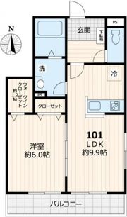 ヴェルデ三鷹の間取り画像
