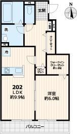 ヴェルデ三鷹の間取り画像