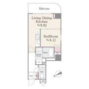 リバーパーク門前仲町の間取り画像