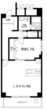 ゼフィルスA棟の間取り画像