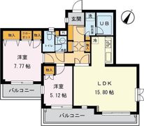 ビューラー八成山の間取り画像