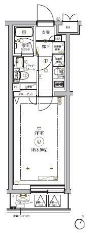 RELUXIA世田谷用賀の間取り画像
