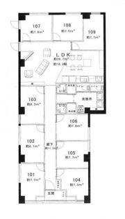 江原マンションの間取り画像