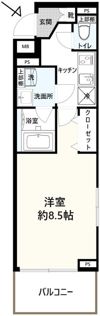 LEXE長原の間取り画像