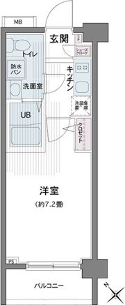 エコロジー都立大学レジデンスの間取り画像