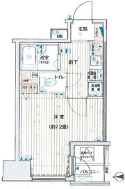 プレール・ドゥーク神田の間取り画像