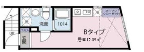 CICADA NAKANOの間取り画像