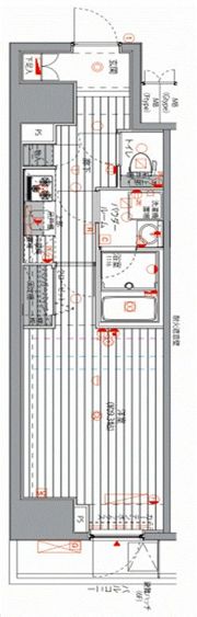 メインステージ千代田岩本町コモデの間取り画像