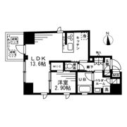 プライマル上野EASTの間取り画像