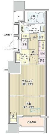 アネーロ銀座の間取り画像