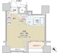 アネーロ銀座の間取り画像