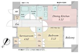 アクティ東仲通りの間取り画像