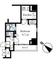 アフェクシオン日本橋人形町の間取り画像