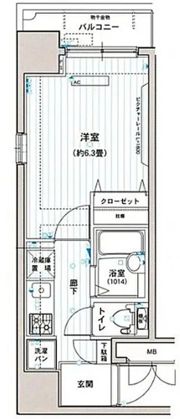 アフェクシオン日本橋人形町の間取り画像