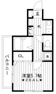 LUNAの間取り画像