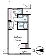メイクスデザイン白金台の間取り画像