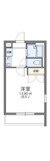 レオパレスBonheurの間取り画像