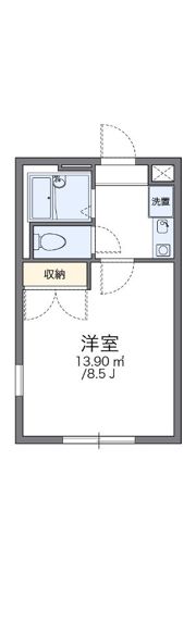 レオパレスBonheurの間取り画像
