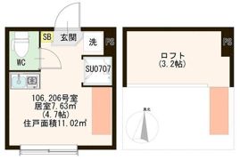 西荻北コーポKの間取り画像