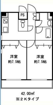 ドミール西馬込の間取り画像