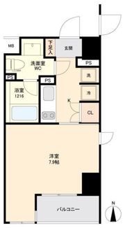 セリーズ門前仲町の間取り画像