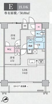 テラス浅草橋の間取り画像