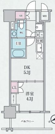 テラス浅草橋の間取り画像