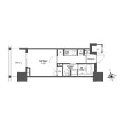 LIBR GRANT 西新宿EASTの間取り画像