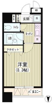 アクアコートの間取り画像